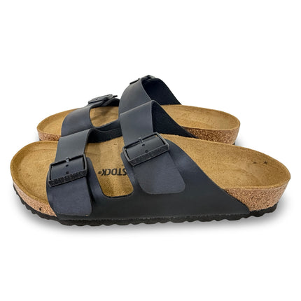 Birkenstock Arizona Unisex Leather Regular Fit Sandals – Black