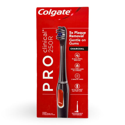 Colgate ProClinical 250R Deep Clean rechargeable electric toothbrush charcoal