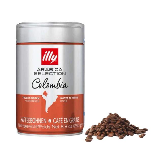 Illy Arabica Selection Colombia Whole Bean Coffee Medium Roast 250g