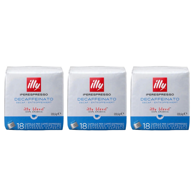 Illy Decaf Classico iPerespresso Capsules Medium Roast 54 Pack (3 x 18)