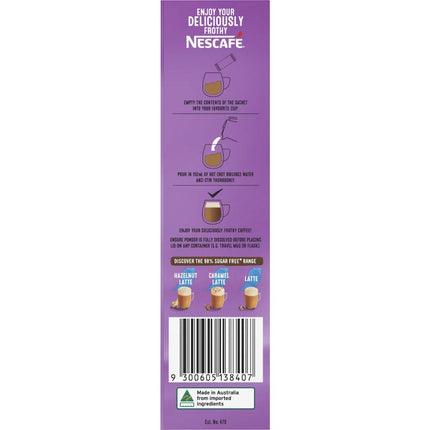 Nescafe Mocha Coffee Sachets 98% Sugar Free 50 Pack