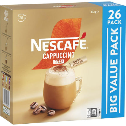 Nescafe Decaf Capuccino Sachets Big Value - 130 Pack