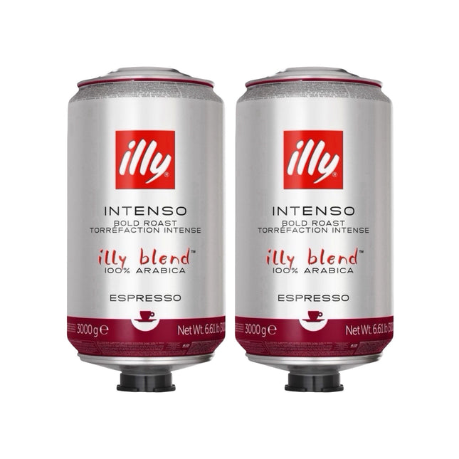 Illy Intenso Whole Bean Coffee Bold Roast 6kg (2 x 3kg)