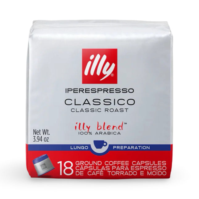 Illy Lungo Classico iPerespresso Capsules Medium Roast 18 Pack
