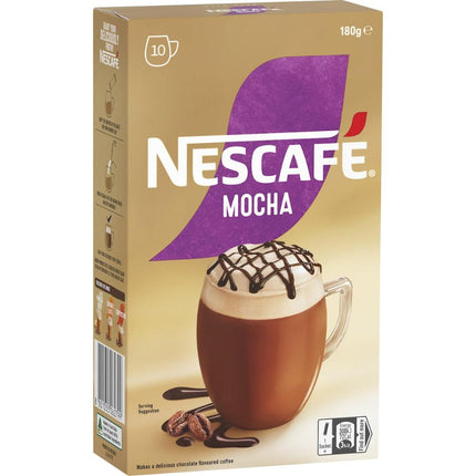 Nescafe Mocha Coffee Sachets - 100 Pack