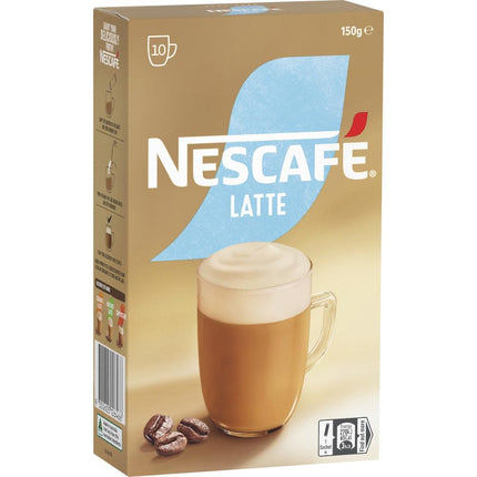 Nescafe Latte Coffee Sachets - 100 Pack
