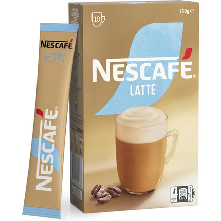 Nescafe Latte Coffee Sachets - 100 Pack
