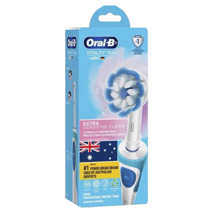 Oral-B Vitality Extra Sensitive Clean Electric Toothbrush 2 Pack