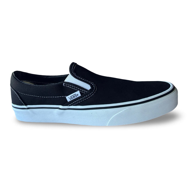 Vans Unisex Classic Slip-On Shoes – Black/White
