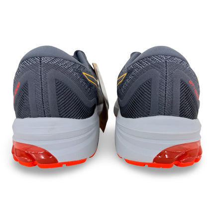 Heel view of ASICS GT-1000 11 men’s stability trainers – Sheet Rock with Black accents