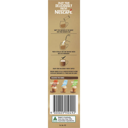 Nescafe Double Shot Latte Coffee Sachets - 100 Pack