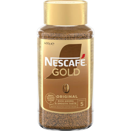 Nescafe Gold Original Soluble Instant Coffee 400g - 3 Pack