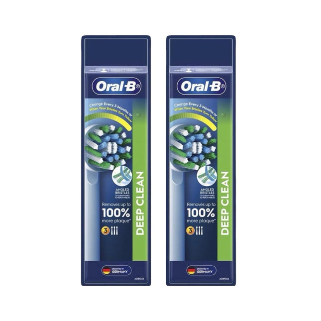 Oral-B Deep Clean Replacement Brush Heads Refills 6 Pack