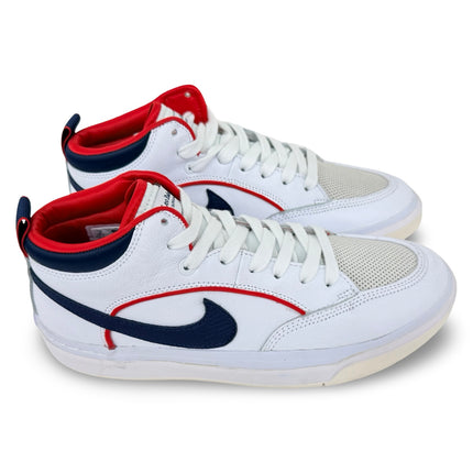 Nike Men's SB React Leo PRM Sneakers – White/Midnight Navy