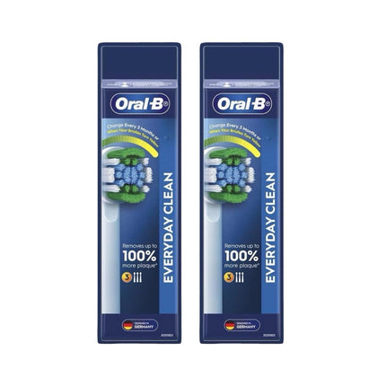 Oral-B Everyday Clean Replacement Brush Heads Refills 6 Pack