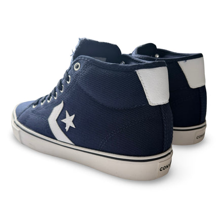 Converse Men's Star Replay Mid Unisex Sneakers – Obsidian/White/Black