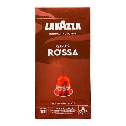 Lavazza Qualità Rossa Coffee Capsules Intensity 10/13 Medium Roast – 100 Pack (Compatible with Nespresso Original Machines)