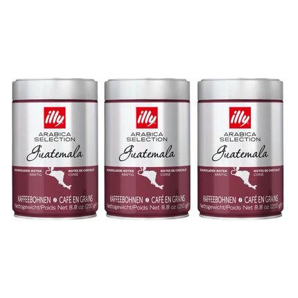 Illy Arabica Selection Guatemala Whole Bean Coffee Medium Roast 750g (3 x 250g)