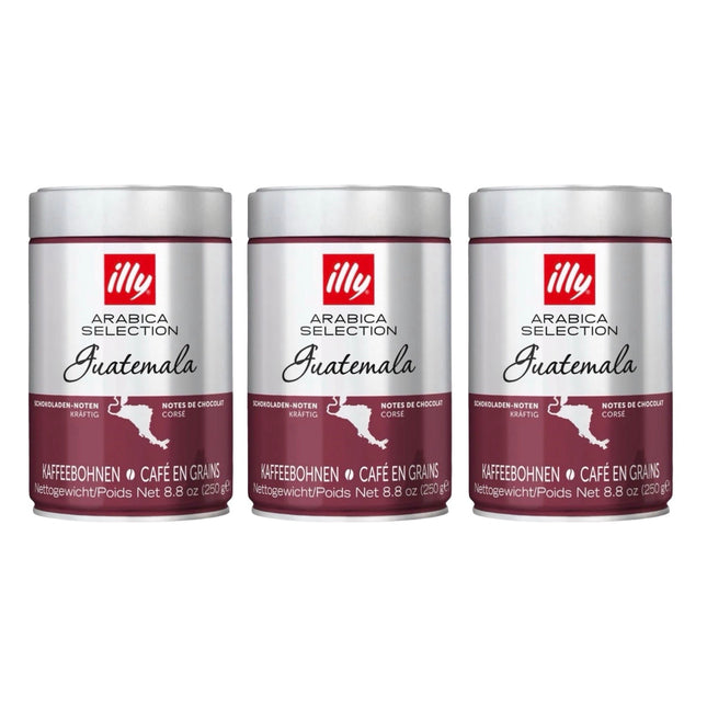 Illy Arabica Selection Guatemala Whole Bean Coffee Medium Roast 750g (3 x 250g)