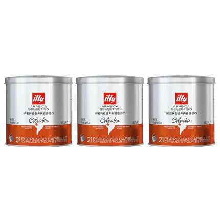 Illy Arabica Selection iPerespresso Capsules Colombia 63 Pack (3 x 21)