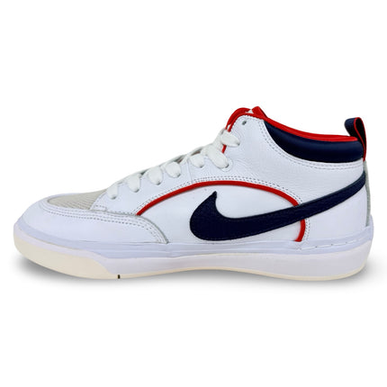 Nike Men's SB React Leo PRM Sneakers – White/Midnight Navy
