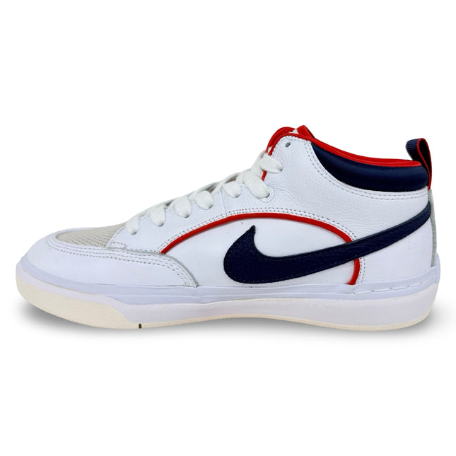 Nike Men's SB React Leo PRM Sneakers – White/Midnight Navy