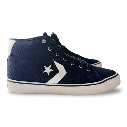 Converse Men's Star Replay Mid Unisex Sneakers – Obsidian/White/Black