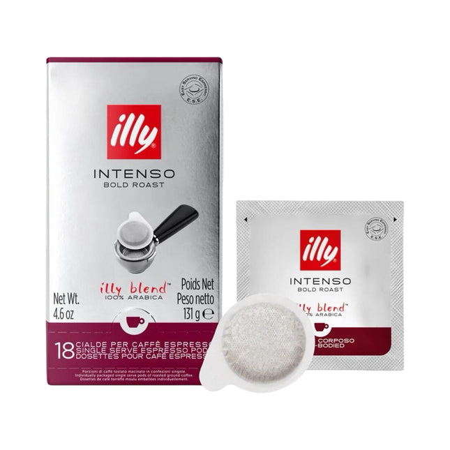 Illy Intenso E.S.E. Coffee Pods Dark Roast – 18 Pack