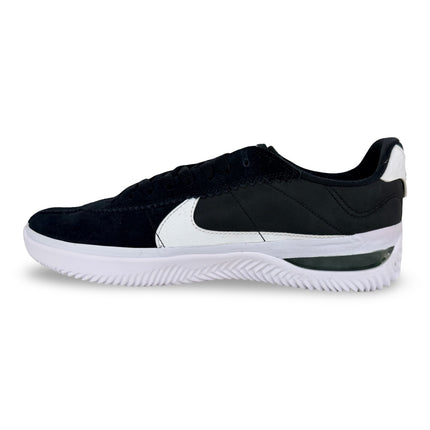 Side view of Nike BRSB unisex skate-inspired shoes – Black and White