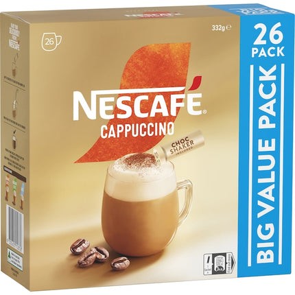 Nescafe Cappuccino Coffee Sachets 130 Pack