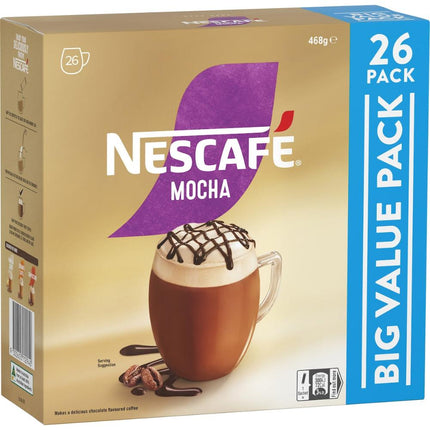 Nescafe Mocha Coffee Sachets - 130 Pack