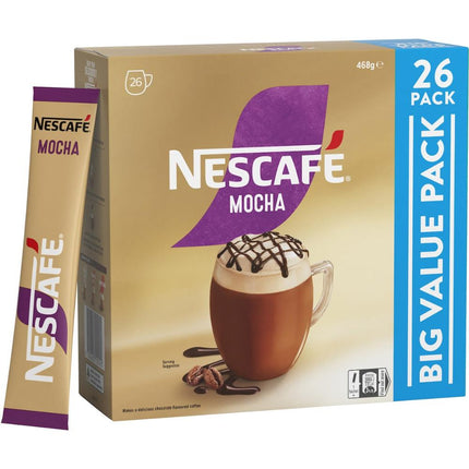 Nescafe Mocha Coffee Sachets - 130 Pack