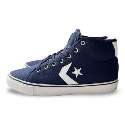 Converse Men's Star Replay Mid Unisex Sneakers – Obsidian/White/Black