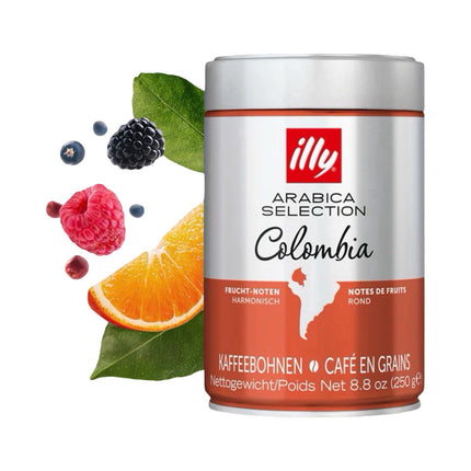 Illy Arabica Selection Colombia Whole Bean Coffee Medium Roast 1.5kg (6 x 250g)