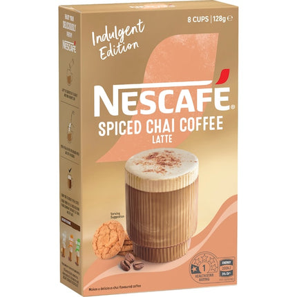 Nescafé Spiced Chai Coffee Latte sachet pack front view
