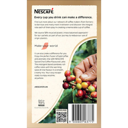 Nescafé Spiced Chai Coffee Latte Sachets - 40 Pack (5x8 Sachets)