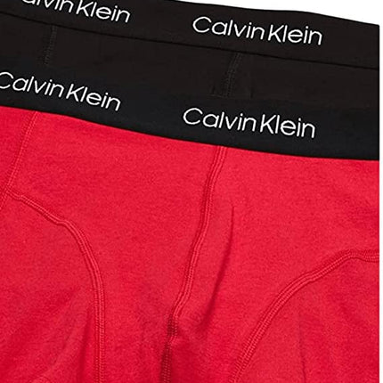 Calvin Klein Men's Cotton Stretch Trunks 3-Pack, Empower/Wolf Grey Heather/Black