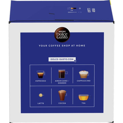 Nescafe Dolce Gusto Ristretto Ardenza Coffee Capsules 96 Pack (6 x 16) - Spicy & Peppery
