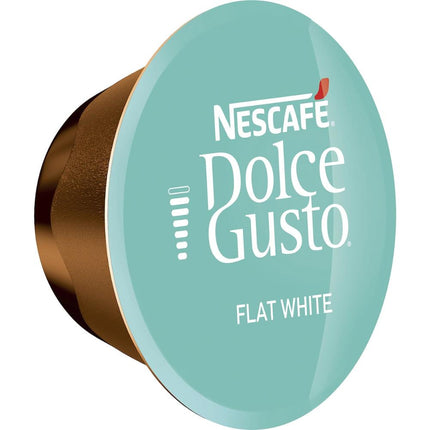 Nescafé Dolce Gusto Flat White Coffee Pods – 5 x 16 Pack (80 Pods Total)