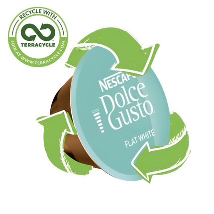 Nescafé Dolce Gusto Flat White Coffee Pods – 5 x 16 Pack (80 Pods Total)