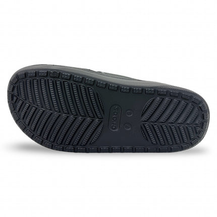 Crocs Classic Cozzzy Sandal – Black/Black