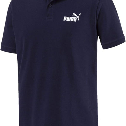 Puma Men's Essential Plque Polo T-Shirt – Peacoat