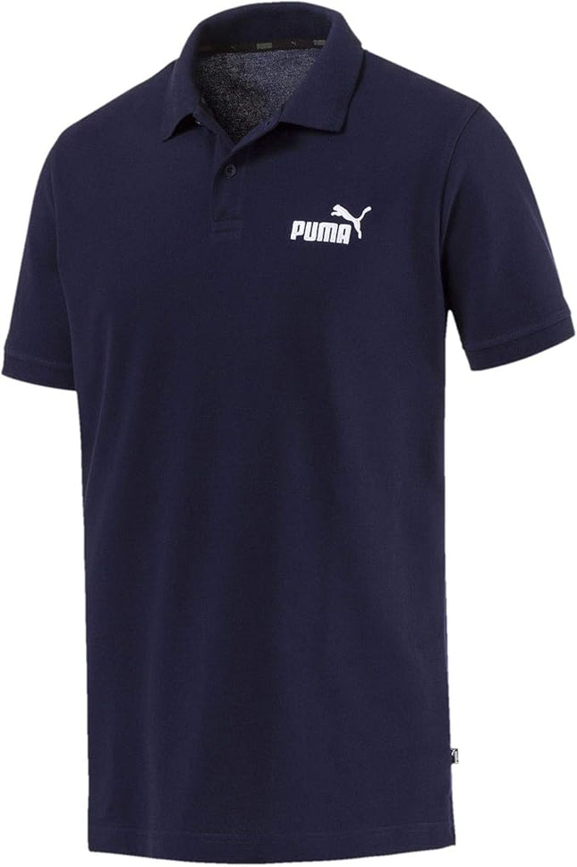Puma Men's Essential Plque Polo T-Shirt – Peacoat