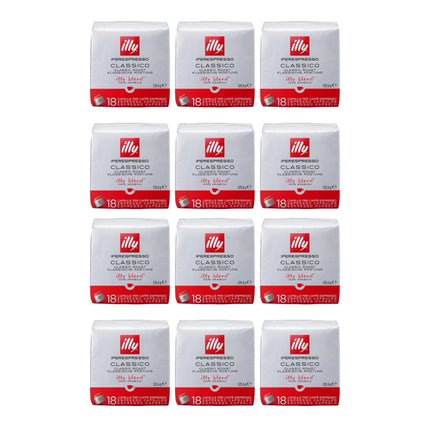 Illy Classico iPerespresso Capsules Medium Roast 216 Pack (12 x 18)