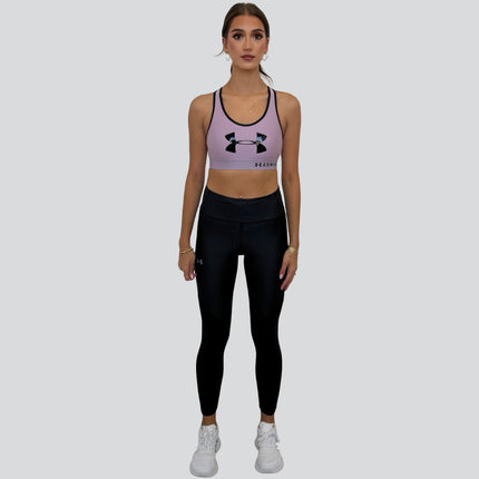 Under Armour women’s sports bra with soft jacquard elastic underband