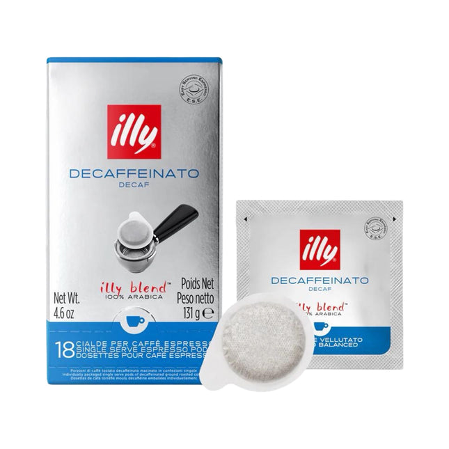 Illy Decaf E.S.E. Coffee Pods Medium Roast – 18 Pack