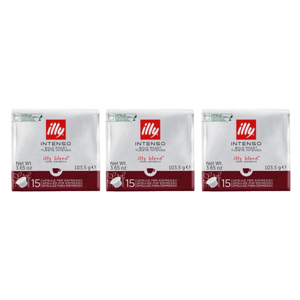 Illy Intenso MPS Coffee Capsules 45 Pack (3 x 15)