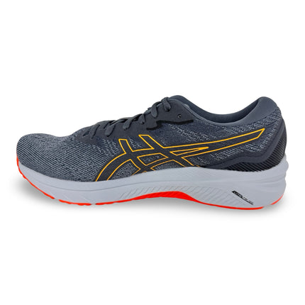 Side view of ASICS GT-1000 11 men’s stability running shoes – Sheet Rock/Black