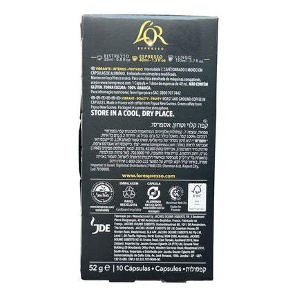 L'OR Espresso Papua New Guinea Coffee Capsules Intensity 7 – 100 Pack (Compatible with Nespresso Original Machines)