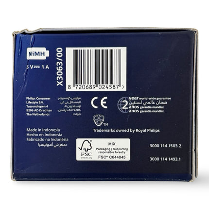 philips 3000x electric shaver box image